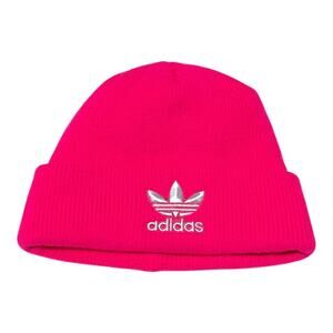 Adidas Winter Hat - Bright Hof Pink - Sporty Casual Beanie - Like New